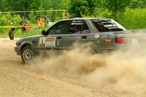 Dexter Clark / Bryce Proseus Nissan Sentra SE-R on SS2, Skunk Creek.