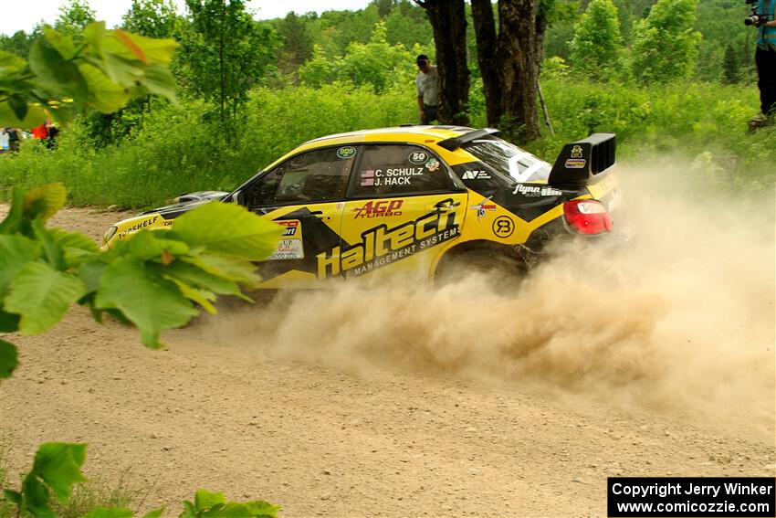 Colin Schulz / Jason Hack Subaru WRX STi on SS2, Skunk Creek.