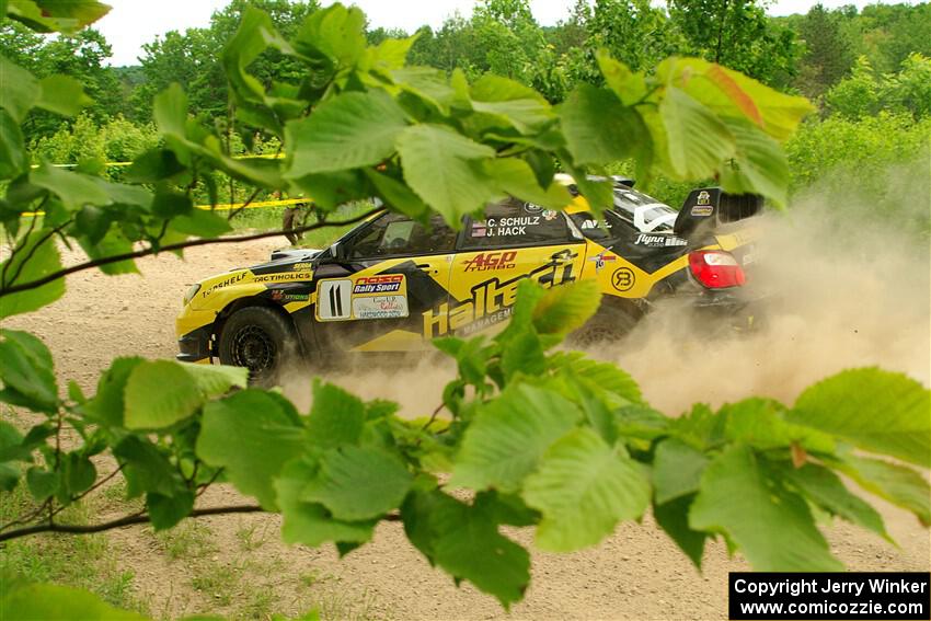 Colin Schulz / Jason Hack Subaru WRX STi on SS2, Skunk Creek.