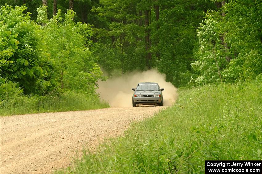 Dexter Clark / Bryce Proseus Nissan Sentra SE-R on SS2, Skunk Creek.