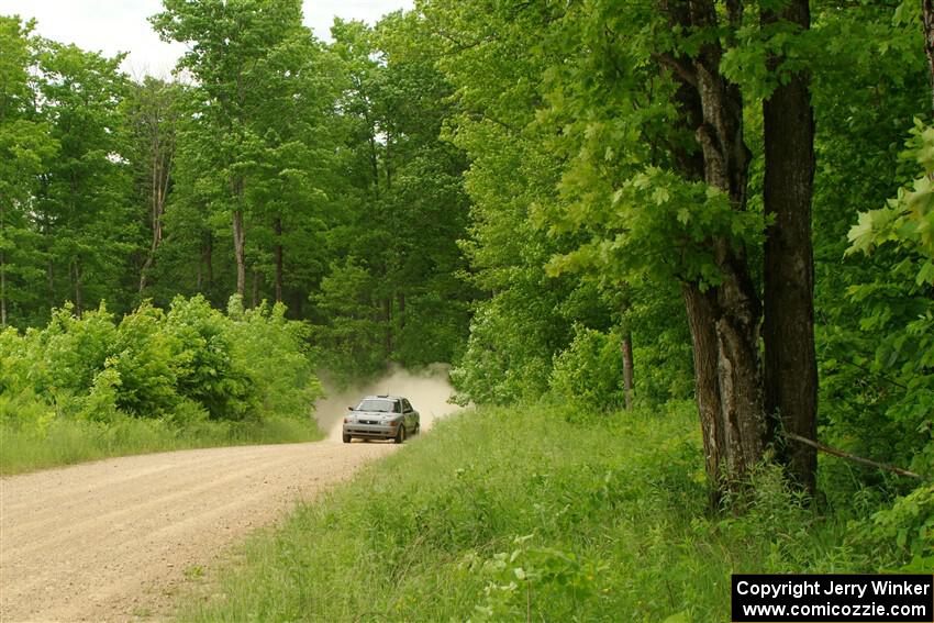 Dexter Clark / Bryce Proseus Nissan Sentra SE-R on SS2, Skunk Creek.