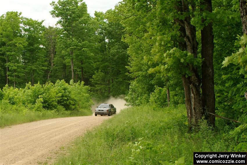 Dexter Clark / Bryce Proseus Nissan Sentra SE-R on SS2, Skunk Creek.