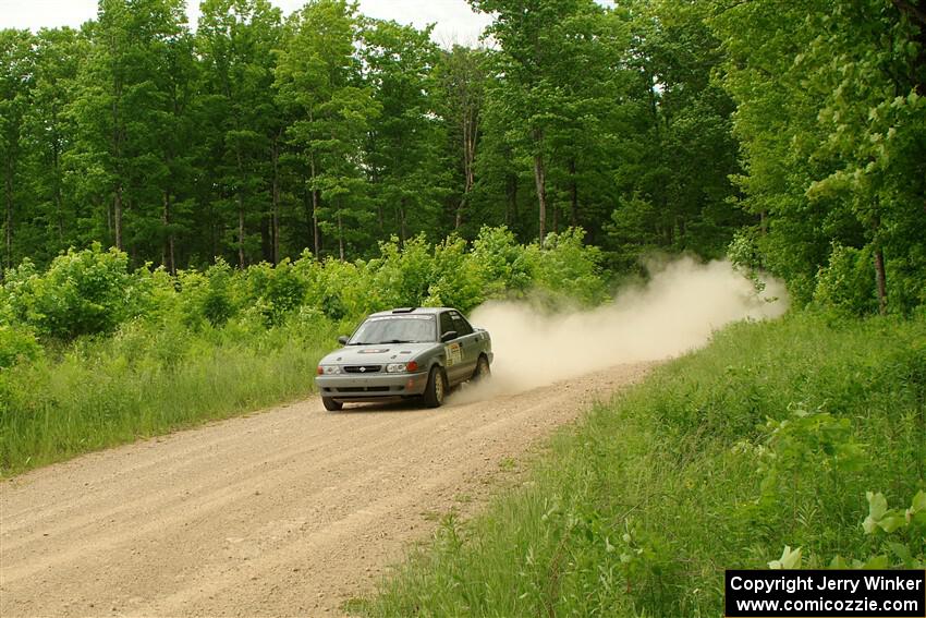 Dexter Clark / Bryce Proseus Nissan Sentra SE-R on SS2, Skunk Creek.