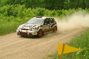 John Gusmano / Zack Goldstein VW GTI on SS2, Skunk Creek.