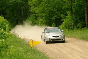 Derek Denti / Josh Remmetter Acura RSX on SS2, Skunk Creek.