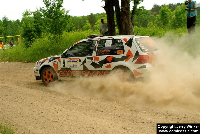 John Gusmano / Zack Goldstein VW GTI on SS2, Skunk Creek.