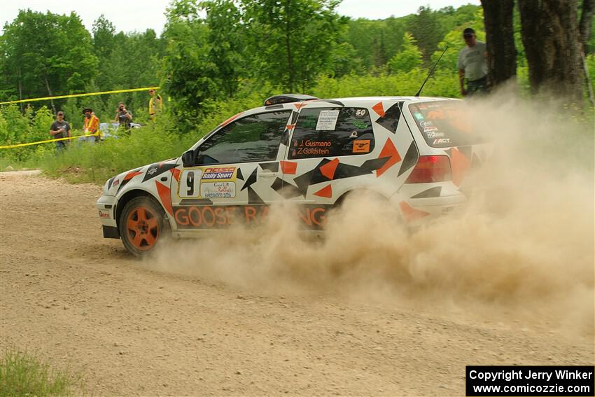 John Gusmano / Zack Goldstein VW GTI on SS2, Skunk Creek.