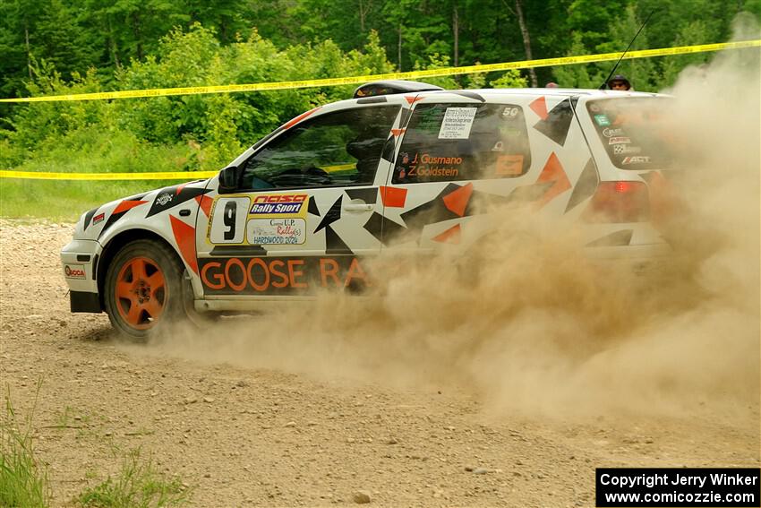 John Gusmano / Zack Goldstein VW GTI on SS2, Skunk Creek.