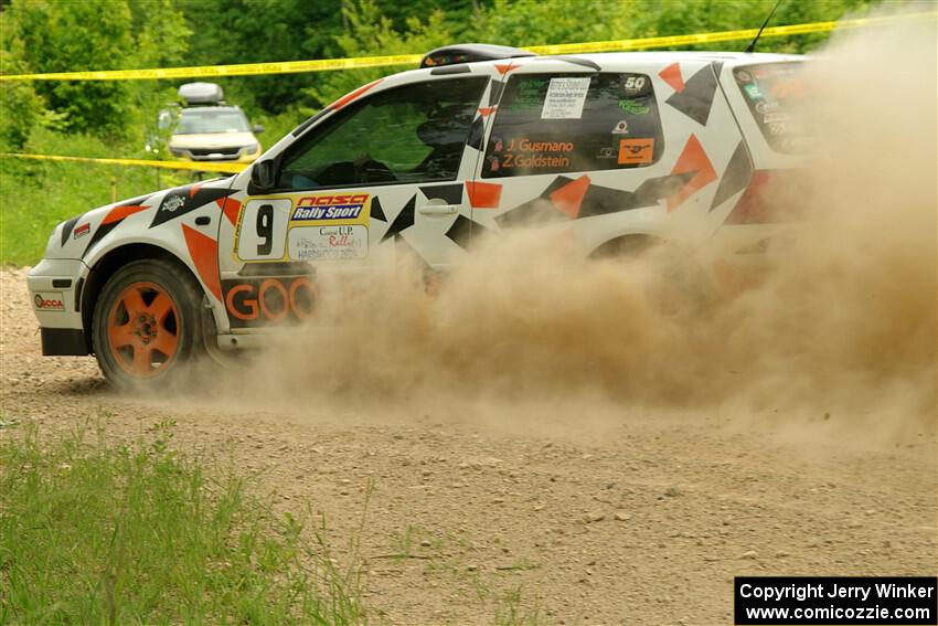 John Gusmano / Zack Goldstein VW GTI on SS2, Skunk Creek.