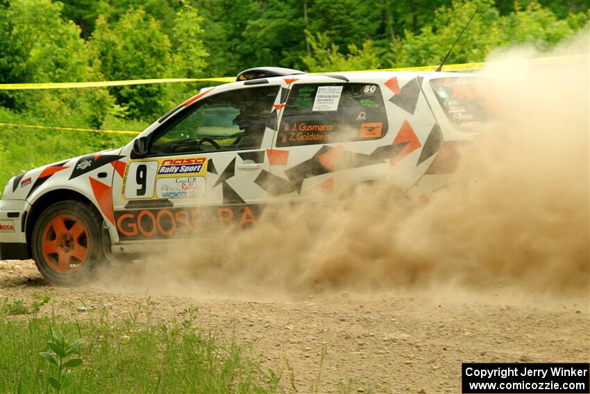 John Gusmano / Zack Goldstein VW GTI on SS2, Skunk Creek.