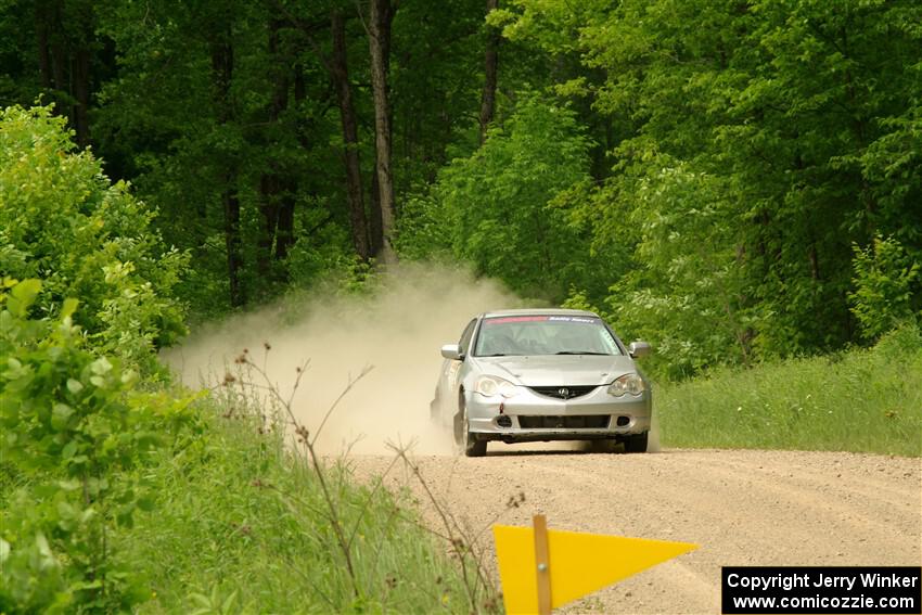 Derek Denti / Josh Remmetter Acura RSX on SS2, Skunk Creek.