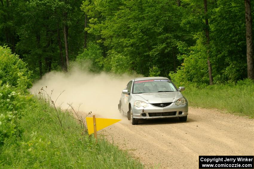 Derek Denti / Josh Remmetter Acura RSX on SS2, Skunk Creek.