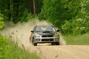 Jonathon Nagel / Chris Woodry Subaru Impreza 2.5RS on SS2, Skunk Creek.