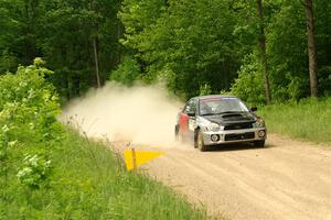 Jonathon Nagel / Chris Woodry Subaru Impreza 2.5RS on SS2, Skunk Creek.