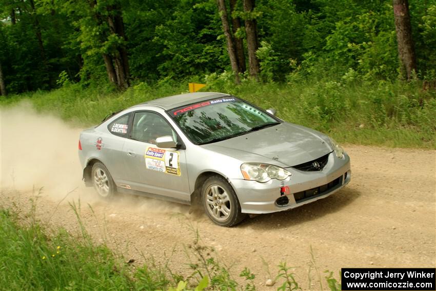 Derek Denti / Josh Remmetter Acura RSX on SS2, Skunk Creek.