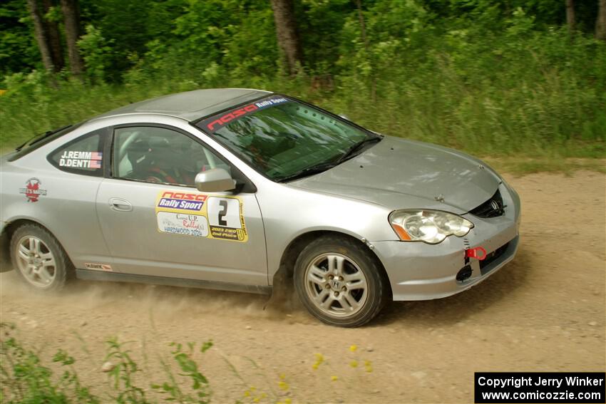 Derek Denti / Josh Remmetter Acura RSX on SS2, Skunk Creek.