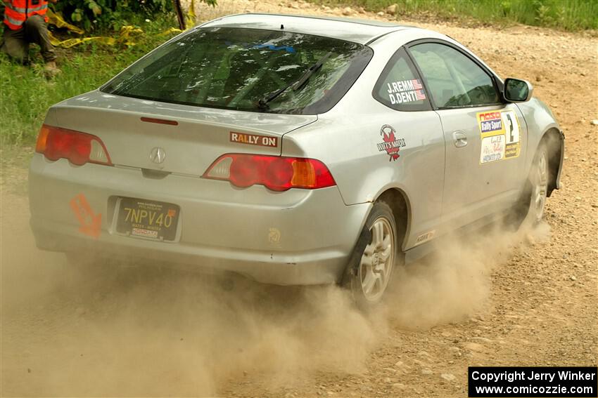 Derek Denti / Josh Remmetter Acura RSX on SS2, Skunk Creek.