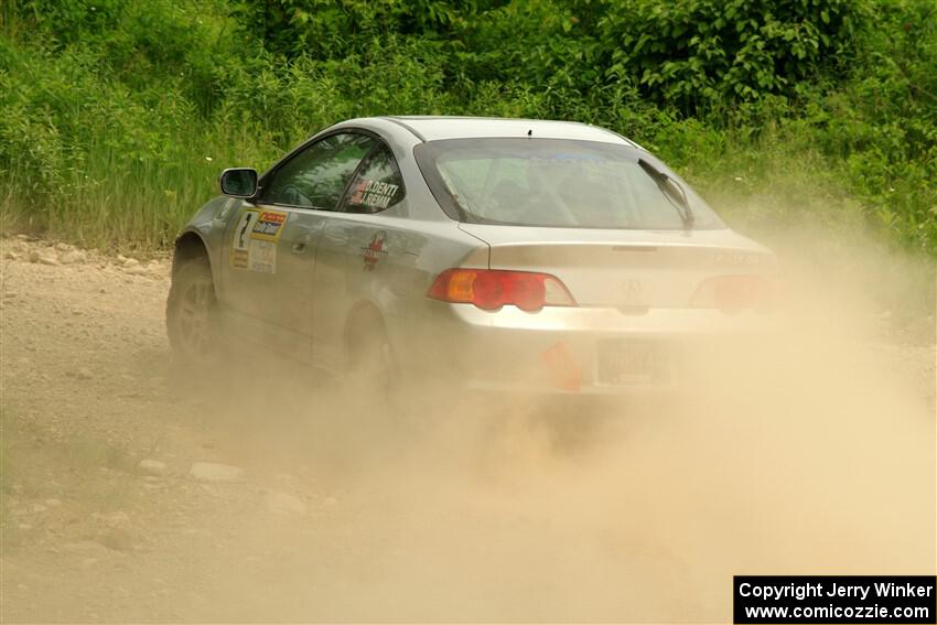 Derek Denti / Josh Remmetter Acura RSX on SS2, Skunk Creek.