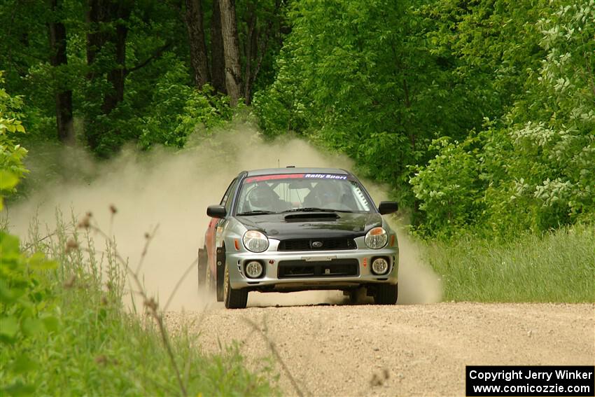 Jonathon Nagel / Chris Woodry Subaru Impreza 2.5RS on SS2, Skunk Creek.