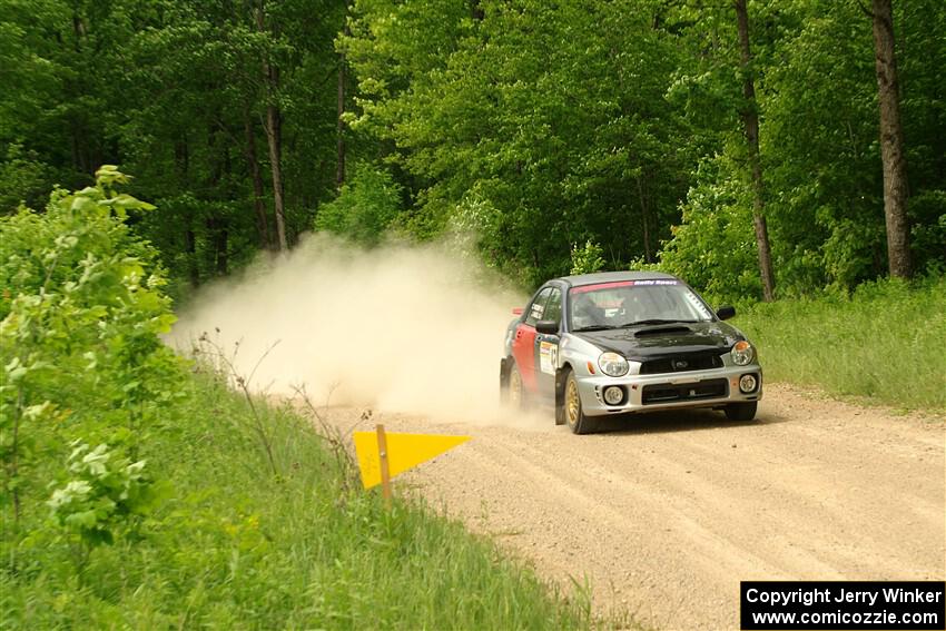 Jonathon Nagel / Chris Woodry Subaru Impreza 2.5RS on SS2, Skunk Creek.