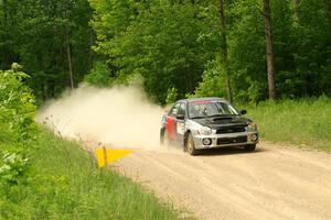 Jonathon Nagel / Chris Woodry Subaru Impreza 2.5RS on SS2, Skunk Creek.