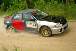 Jonathon Nagel / Chris Woodry Subaru Impreza 2.5RS on SS2, Skunk Creek.