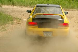 Katie Gingras / Camille Carlson Subaru Impreza on SS2, Skunk Creek.