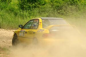 Katie Gingras / Camille Carlson Subaru Impreza on SS2, Skunk Creek.