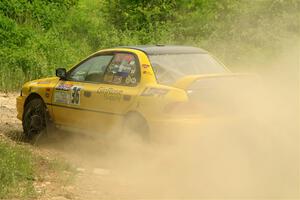 Katie Gingras / Camille Carlson Subaru Impreza on SS2, Skunk Creek.