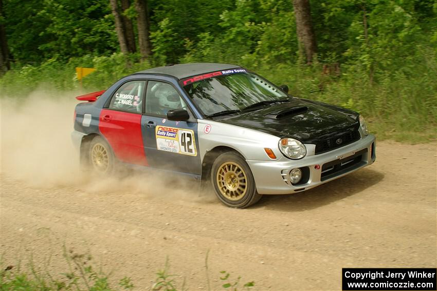 Jonathon Nagel / Chris Woodry Subaru Impreza 2.5RS on SS2, Skunk Creek.