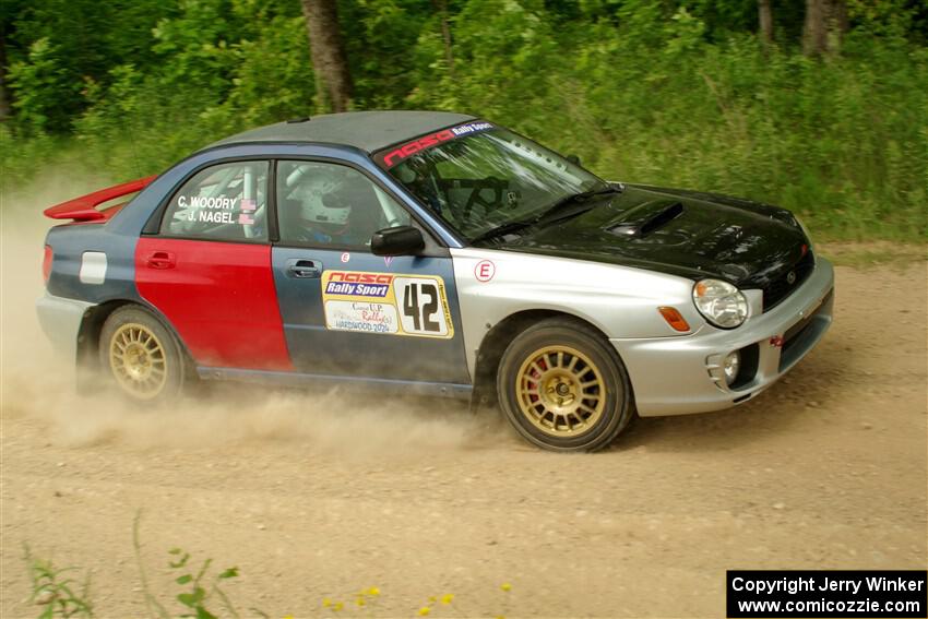 Jonathon Nagel / Chris Woodry Subaru Impreza 2.5RS on SS2, Skunk Creek.