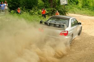 Cross Fedina / Robin Fedina Subaru WRX on SS2, Skunk Creek.