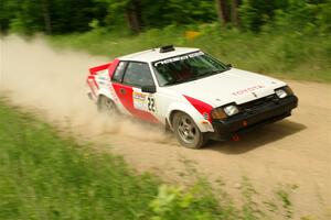 Eric Anderson / Taylor Haelterman Toyota Celica GTS on SS2, Skunk Creek.