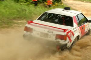 Eric Anderson / Taylor Haelterman Toyota Celica GTS on SS2, Skunk Creek.