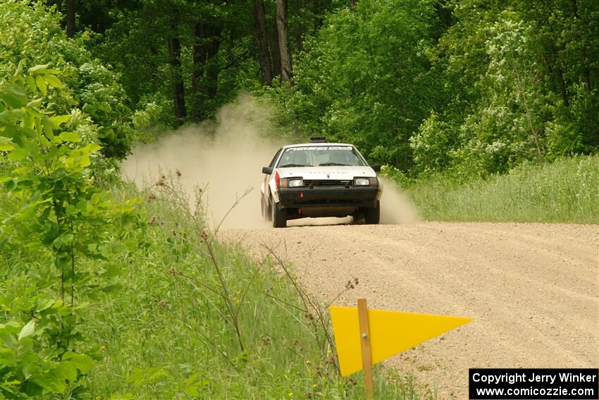 Eric Anderson / Taylor Haelterman Toyota Celica GTS on SS2, Skunk Creek.