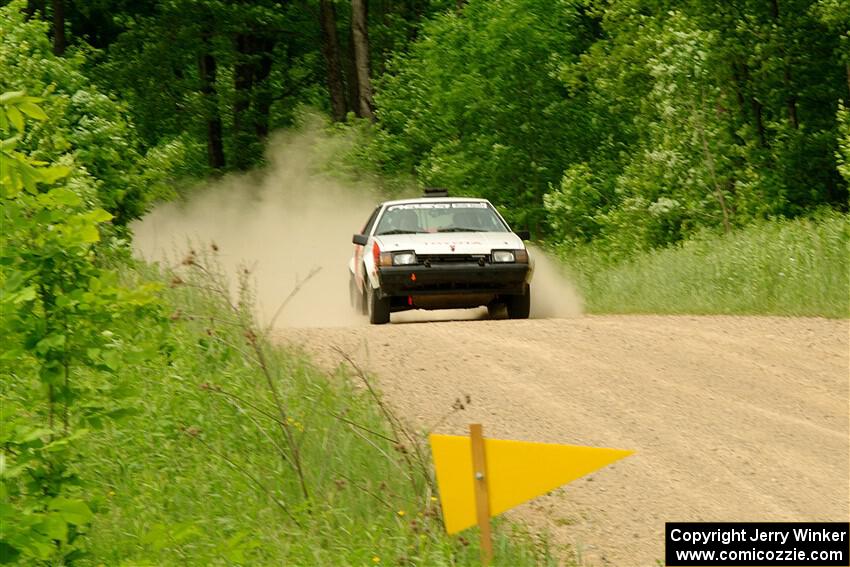 Eric Anderson / Taylor Haelterman Toyota Celica GTS on SS2, Skunk Creek.