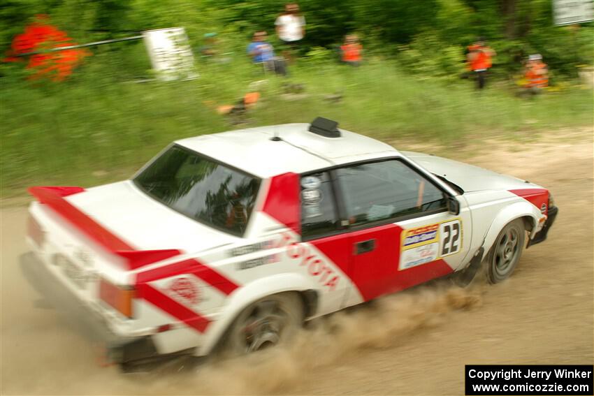 Eric Anderson / Taylor Haelterman Toyota Celica GTS on SS2, Skunk Creek.