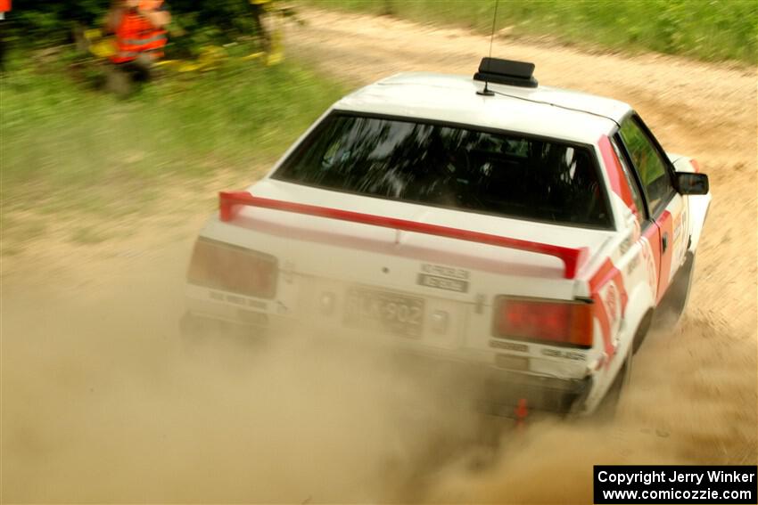 Eric Anderson / Taylor Haelterman Toyota Celica GTS on SS2, Skunk Creek.