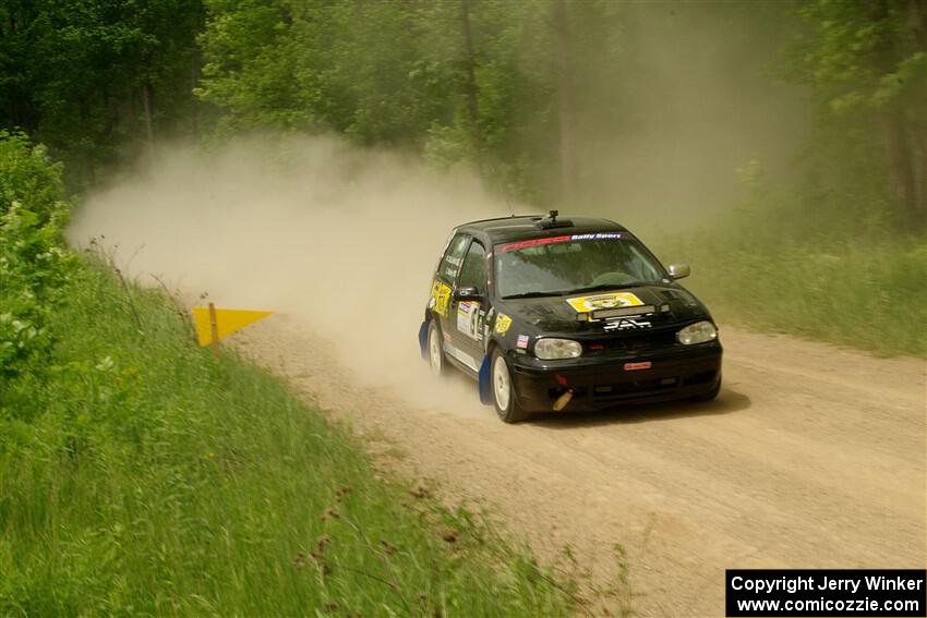 Chase Blakely / Mike Callaway VW GTI on SS2, Skunk Creek.