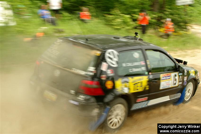 Chase Blakely / Mike Callaway VW GTI on SS2, Skunk Creek.