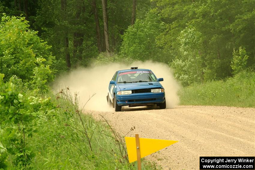 Jacob Kennedy / James Smith Ford Escort GT on SS2, Skunk Creek.