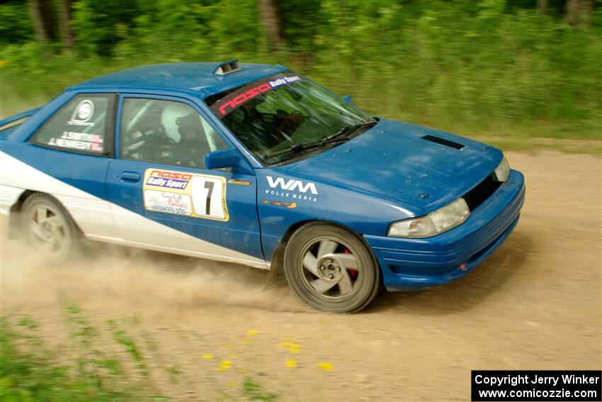 Jacob Kennedy / James Smith Ford Escort GT on SS2, Skunk Creek.