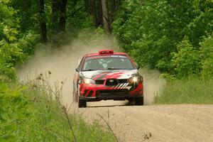 Andrew Layton / Joe Layton Subaru Impreza on SS2, Skunk Creek.