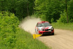 Andrew Layton / Joe Layton Subaru Impreza on SS2, Skunk Creek.