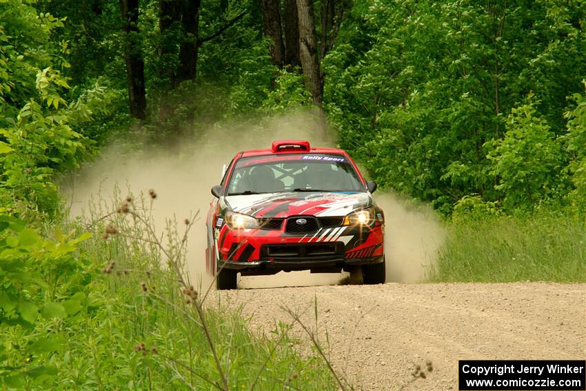 Andrew Layton / Joe Layton Subaru Impreza on SS2, Skunk Creek.