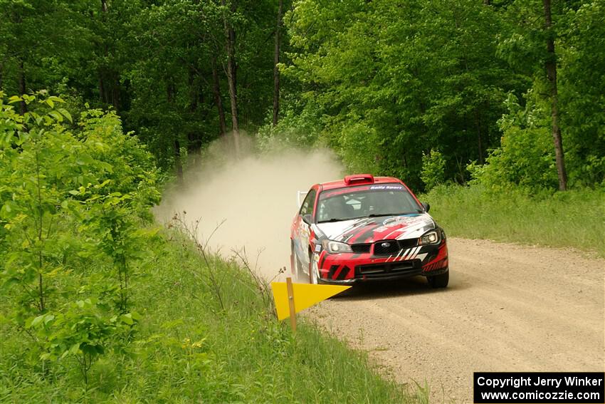 Andrew Layton / Joe Layton Subaru Impreza on SS2, Skunk Creek.