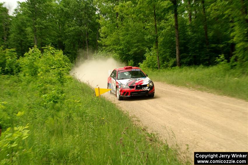 Andrew Layton / Joe Layton Subaru Impreza on SS2, Skunk Creek.