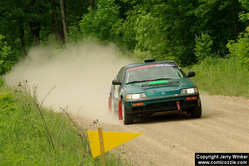 Dan Hutchison / Cray Dumeah Honda CRX Si on SS2, Skunk Creek.