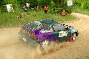 Dan Hutchison / Cray Dumeah Honda CRX Si on SS2, Skunk Creek.