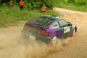 Dan Hutchison / Cray Dumeah Honda CRX Si on SS2, Skunk Creek.